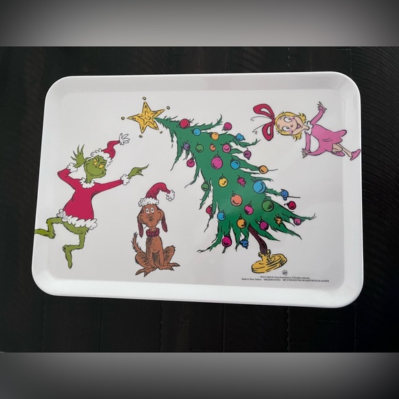 the grinch Holiday Dr Seuss The Grinch Christmas Serving Platter